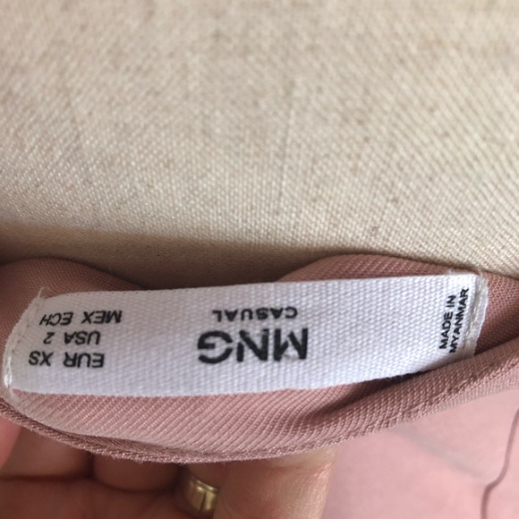 MNG by MANGO Minimalist Pink Maxi Dress Sz 2 - Picture 10 of 14